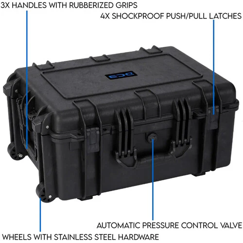 Dynacore Quad Charger with 4 x 155Wh Mini Batteries + Travel Case Kit (Gold Mount) - Image 7