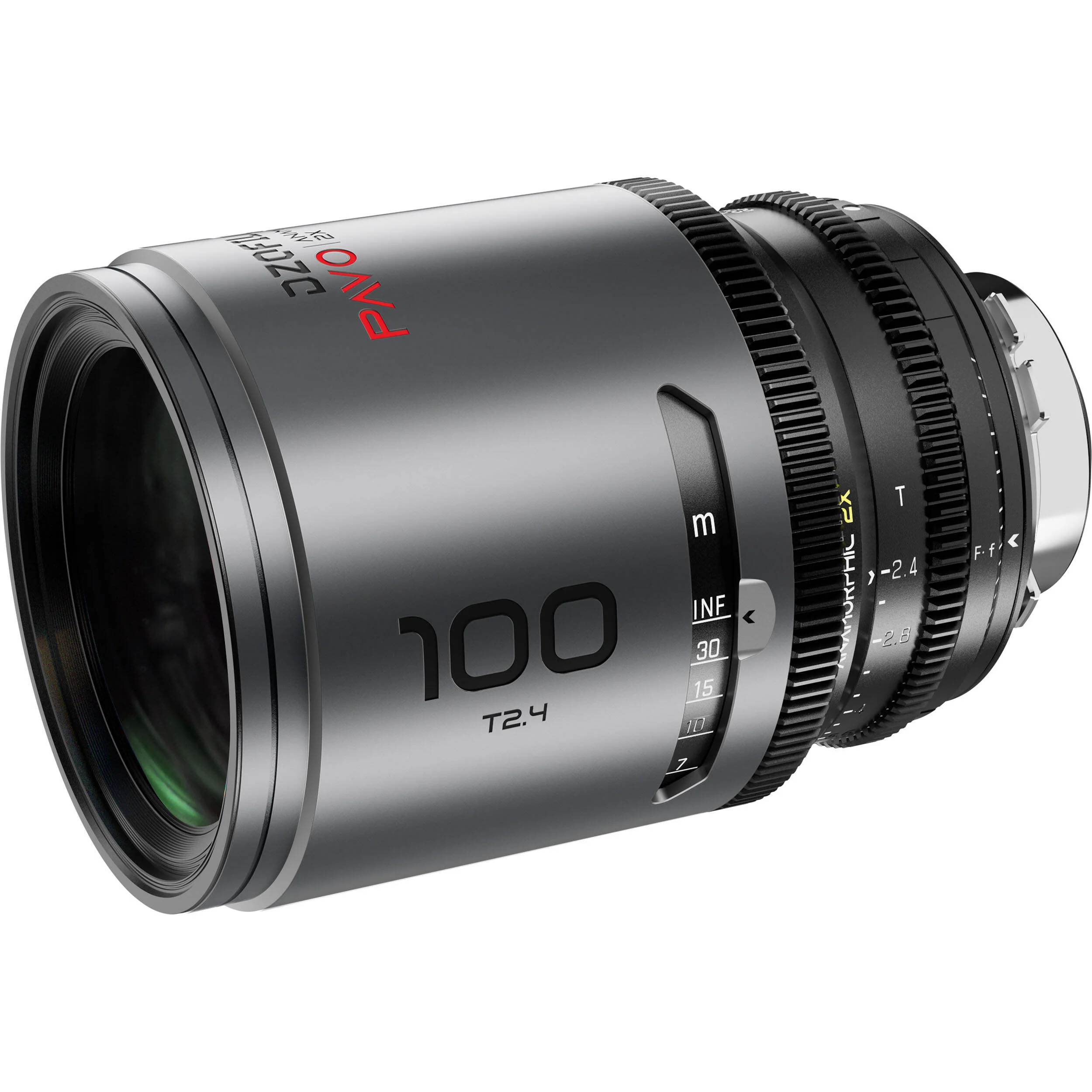DZOFilm PAVO 100mm T2.4 2x Anamorphic Prime Lens (Neutral Coating, PL/EF Mount, Feet) - Image 3
