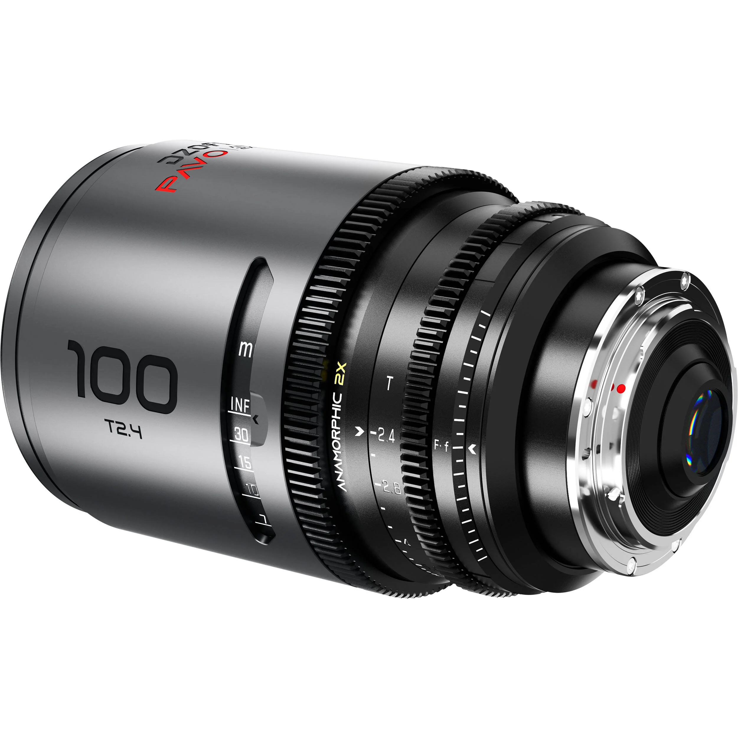 DZOFilm PAVO 100mm T2.4 2x Anamorphic Prime Lens (Neutral Coating, PL/EF Mount, Feet) - Image 4