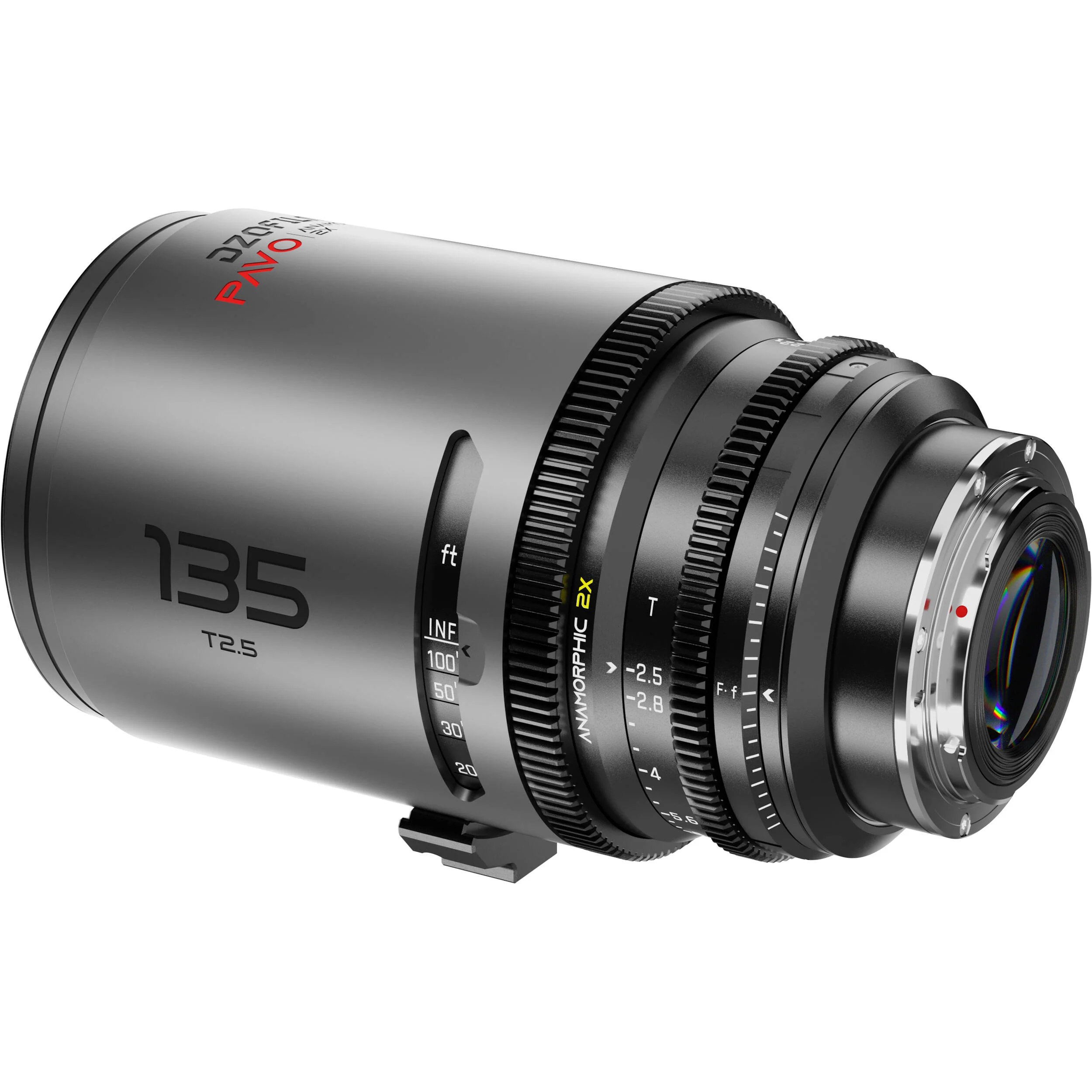 DZOFilm PAVO 135mm T2.5 2x Anamorphic Prime Lens (Neutral Flares, PL/EF Mount, Feet) - Image 4