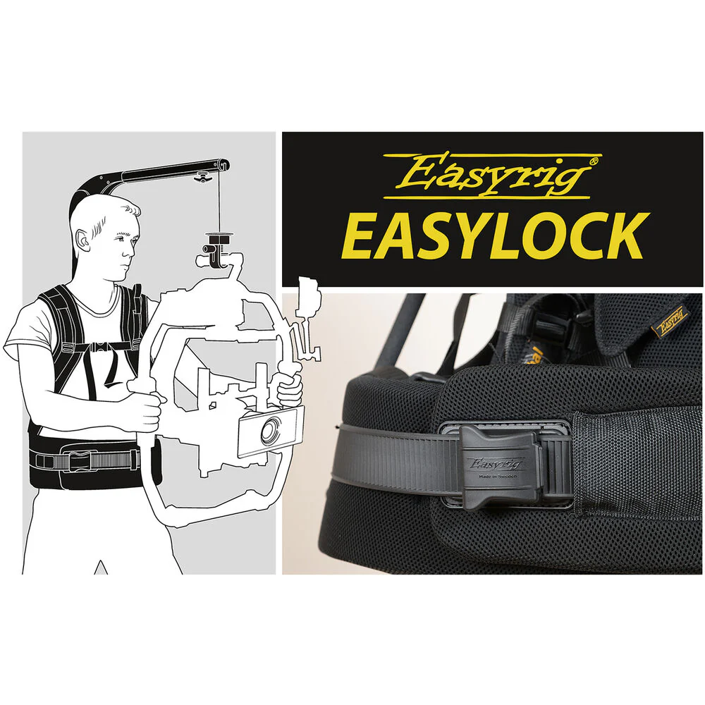 Easyrig 400N Small Gimbal Flex Vest with 9" Extended Top Bar & Quick Release - Image 4