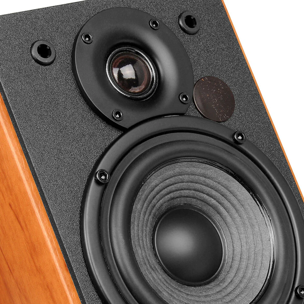 Edifier R1380T 2-Way Active Bookshelf Speakers (Pair, Brown) - Image 5