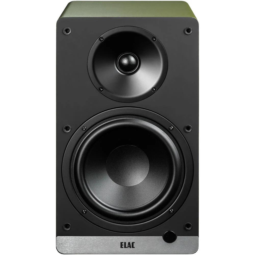 ELAC DCB61 Debut ConneX 2-Way Active Wireless Bookshelf Speaker (Olive Green, Pair) - Image 6