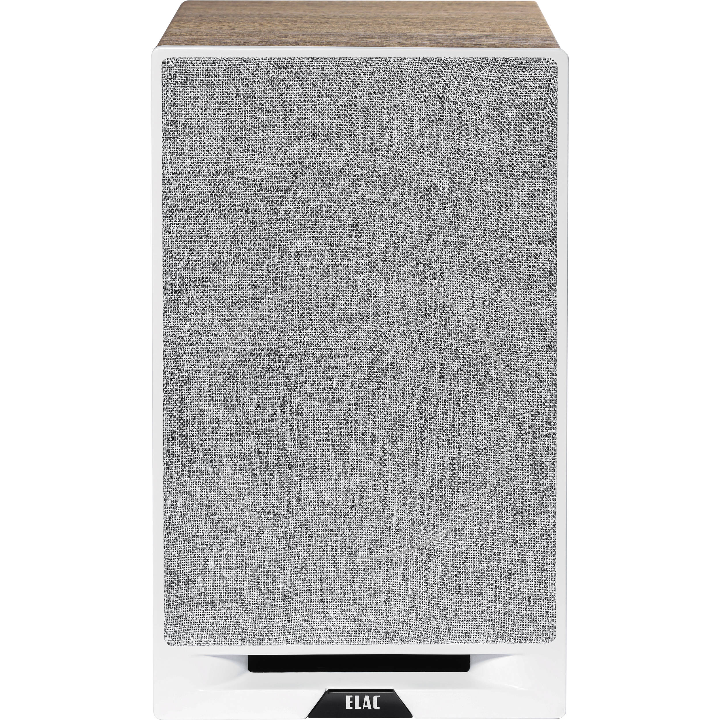ELAC Debut Reference Two-Way Bookshelf Speaker (Pair, White Baffle, Oak Cabinet) - Image 6