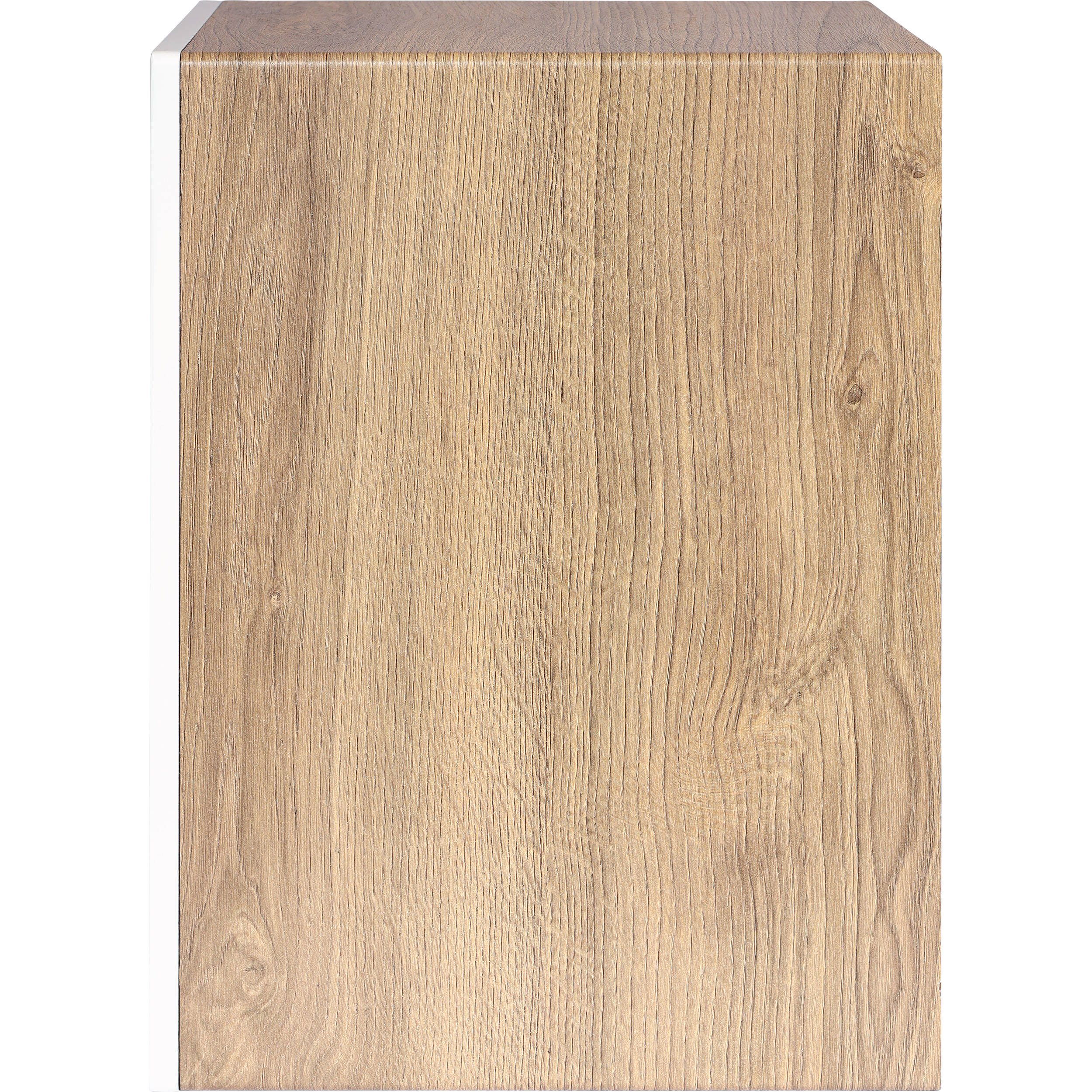 ELAC Debut Reference Two-Way Bookshelf Speaker (Pair, White Baffle, Oak Cabinet) - Image 7