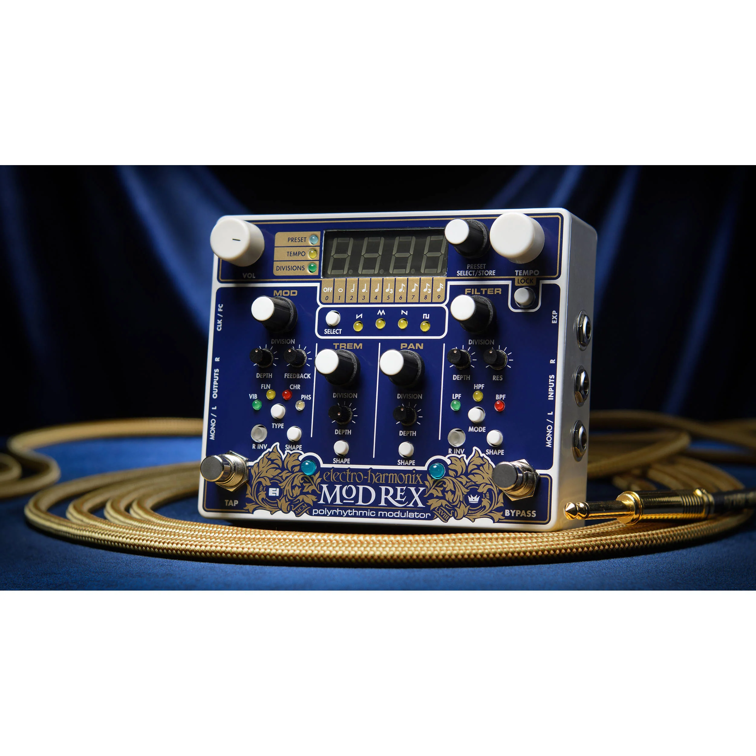 Electro-Harmonix Mod Rex Polyrhythmic Modulator Pedal - Image 12