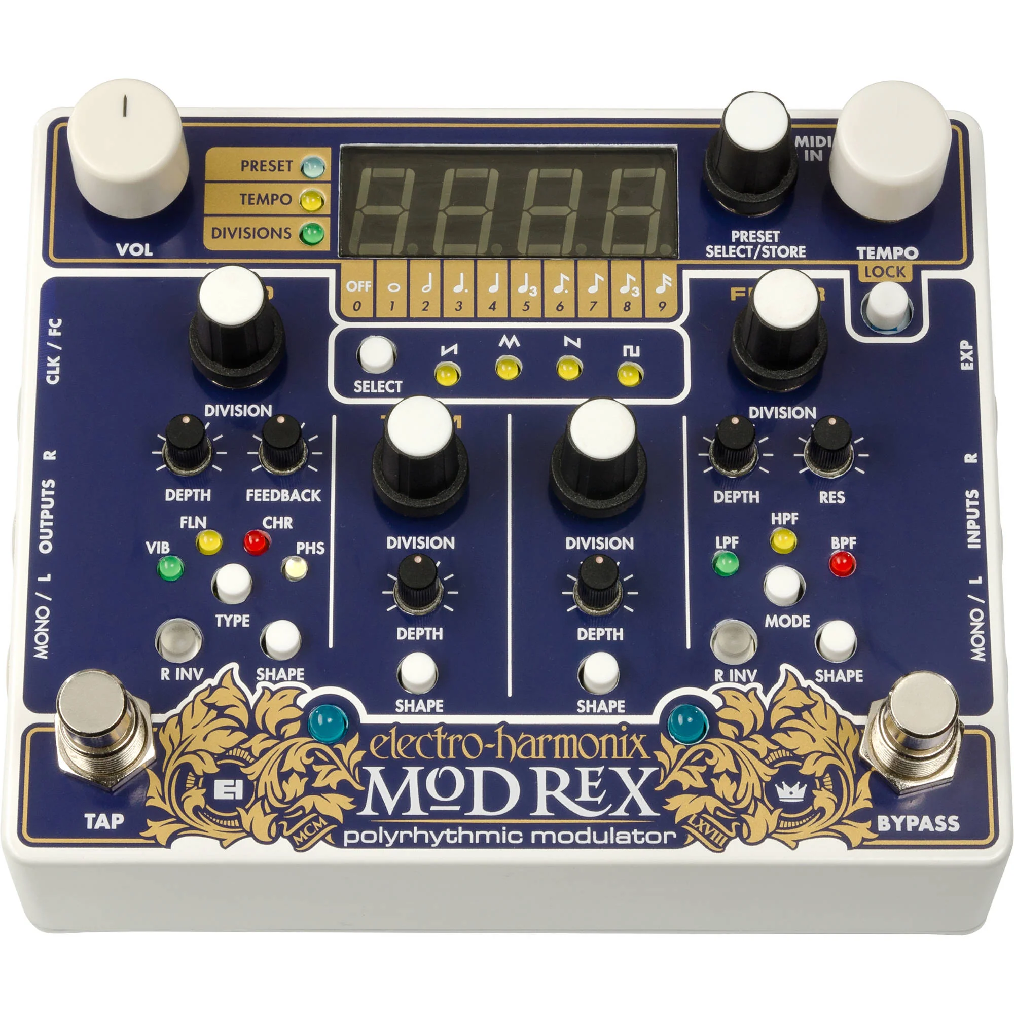 Electro-Harmonix Mod Rex Polyrhythmic Modulator Pedal - Image 3