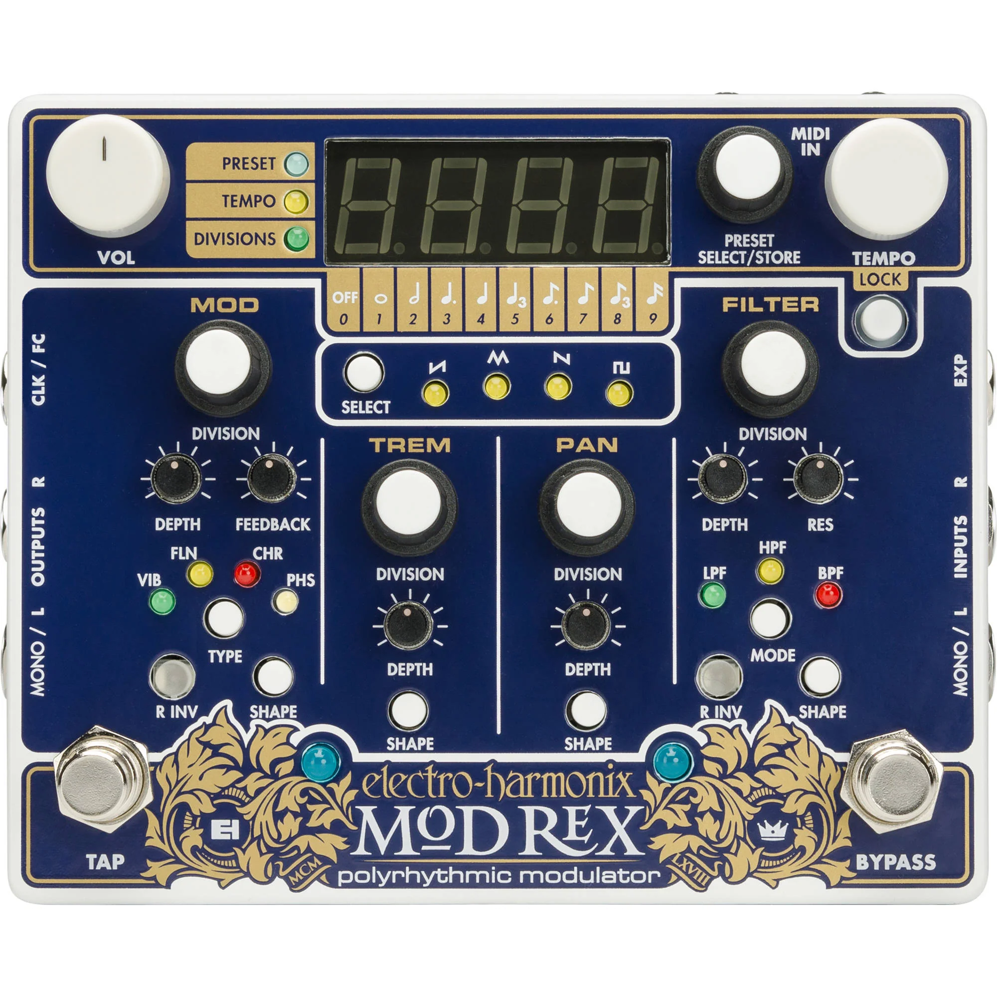 Electro-Harmonix Mod Rex Polyrhythmic Modulator Pedal - Image 4
