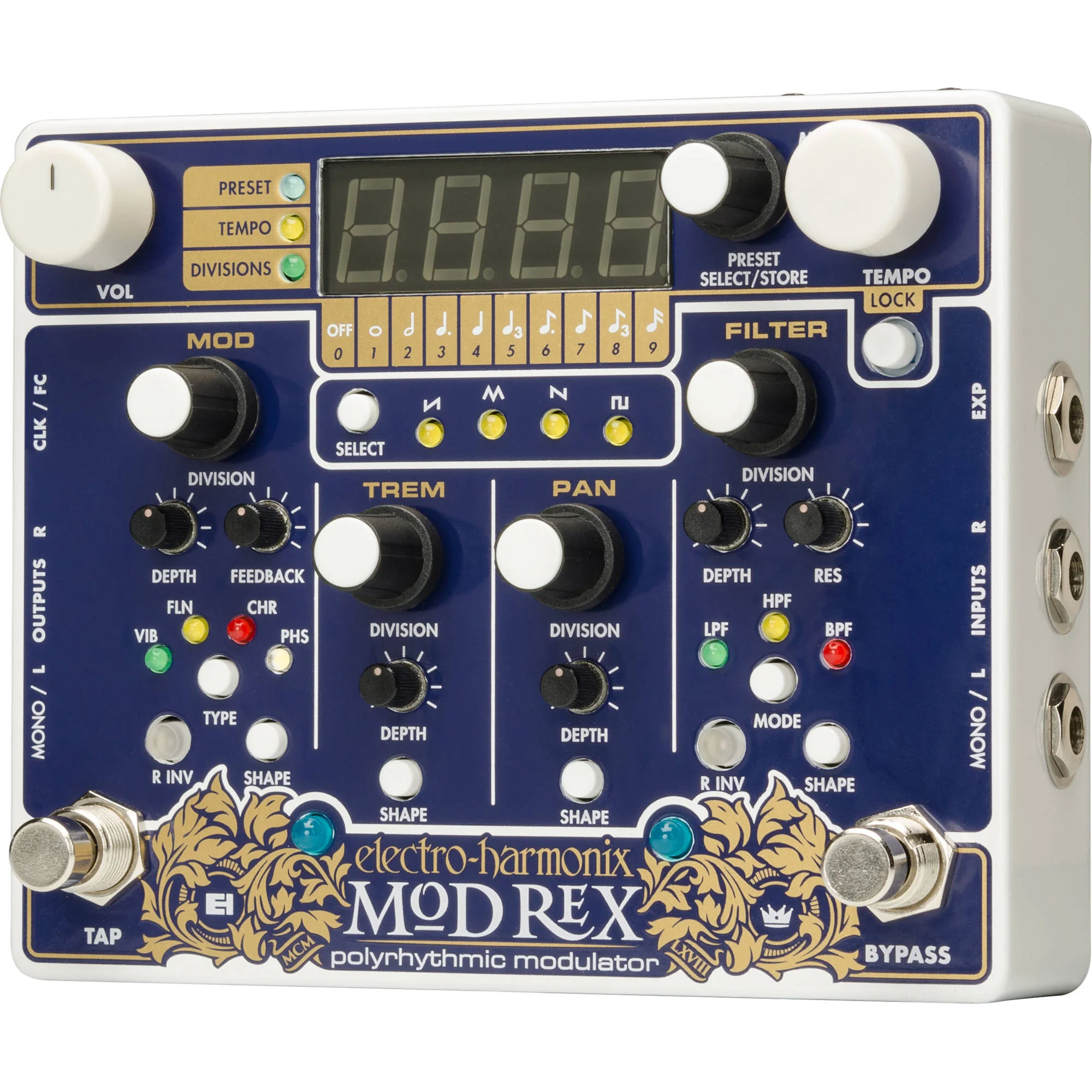 Electro-Harmonix Mod Rex Polyrhythmic Modulator Pedal - Image 5