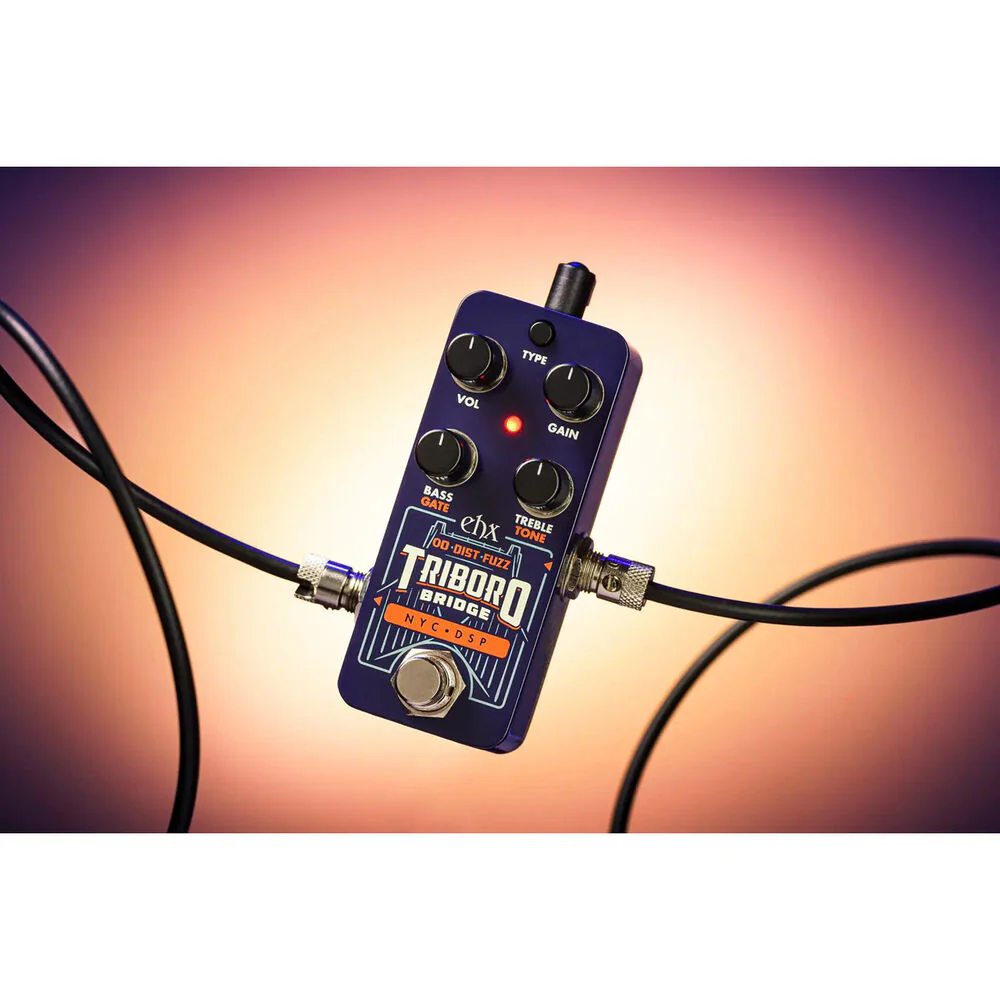 Electro-Harmonix Pico Triboro Bridge Overdrive/Distortion/Fuzz Pedal - Image 5