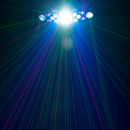 Eliminator Lighting Furious Five RG 5-FX-In-1 Laser, Strobe, Wash, UV, and Derby Light Fixture - Image 5
