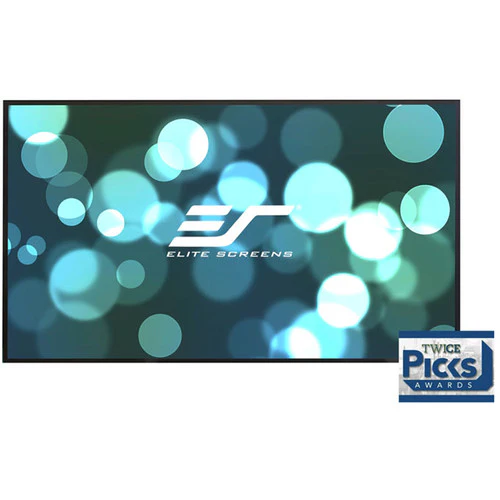 Elite Screens Aeon 98 x 174.4" 16:9 Fixed Frame Projection Screen with CineWhite Projection Surface - Image 2