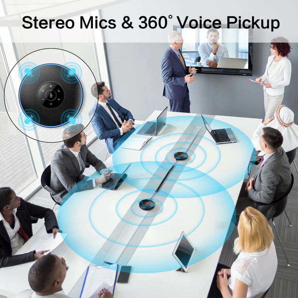 eMeet OfficeCore M220 Bluetooth Speakerphone (2-Pack) - Image 3