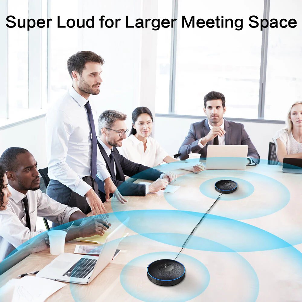 eMeet OfficeCore M220 Bluetooth Speakerphone (2-Pack) - Image 4