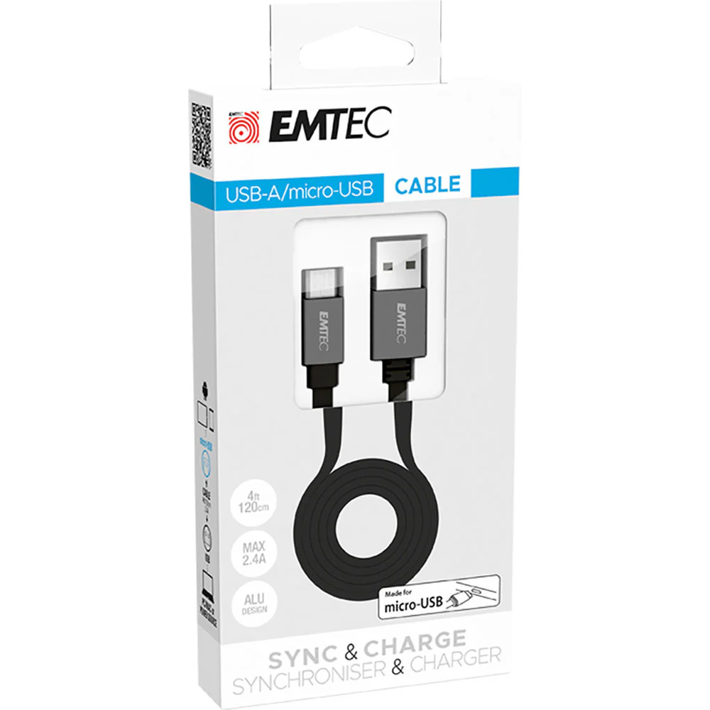 EMTEC T700B USB Type-A to Micro-USB Charge & Sync Cable - Image 2