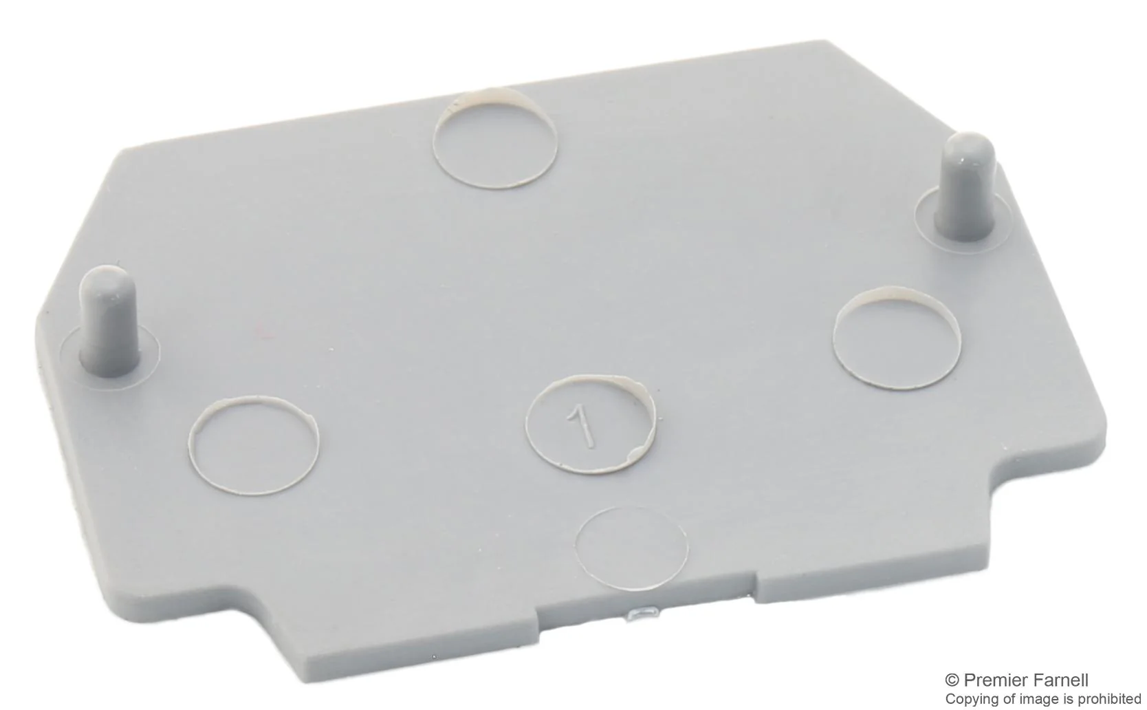 ENTRELEC - TE CONNECTIVITY 1SNA117318R2300 Accessory, Entrelec DR1.5/5 Terminal Blocks, End Plate, SNA