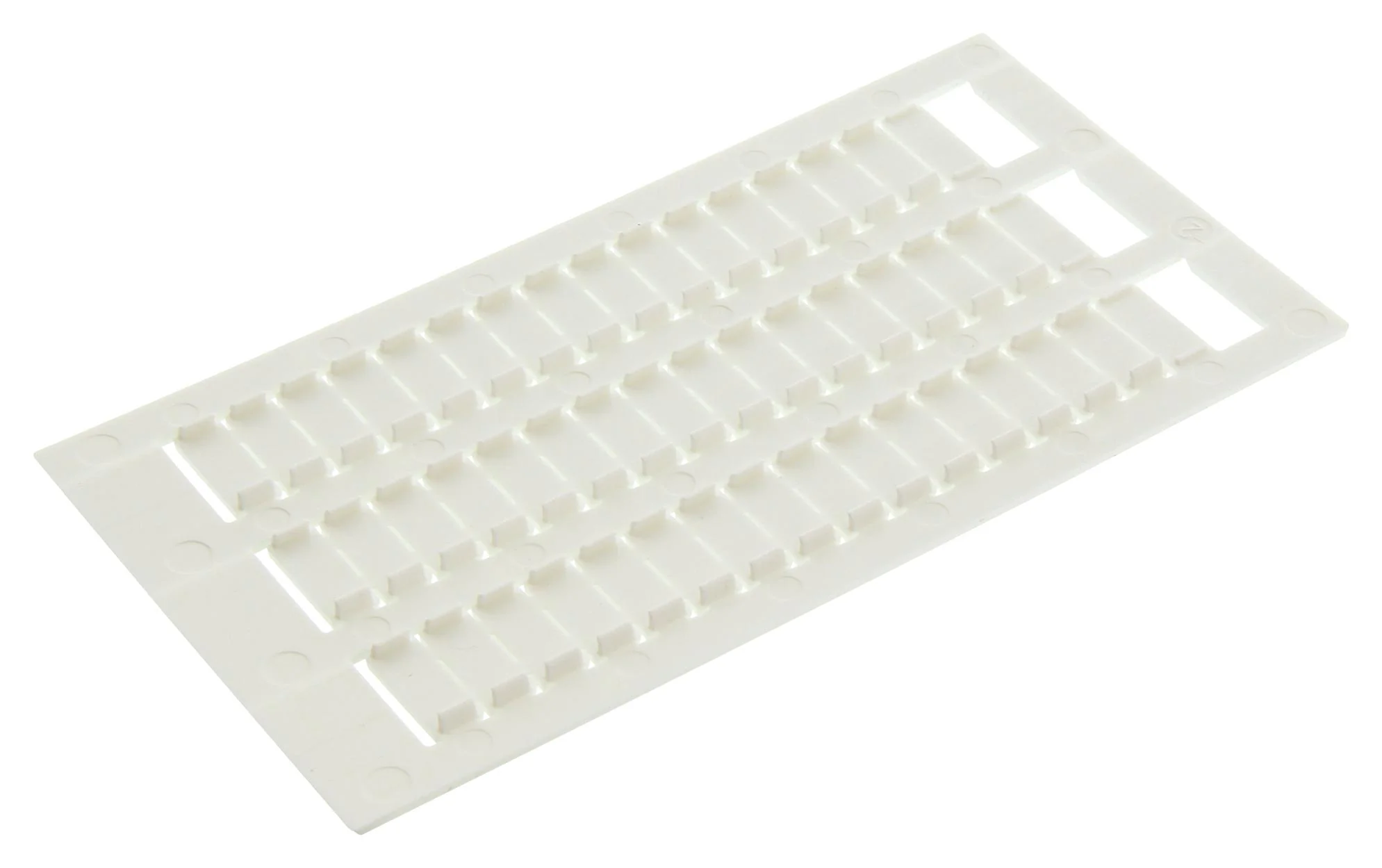 Entrelec - TE Connectivity 1SNK140000R0000 1SNK140000R0000 Terminal Block Marker Card Blocks Blank 5.2 mm SNK Series - Image 2