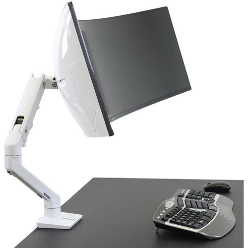 Ergotron HX Heavy-Duty Tilt & Pivot Attachment for HX Monitor Arm (White) - Image 3