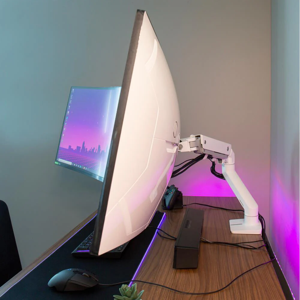 Ergotron HX Heavy-Duty Tilt & Pivot Attachment for HX Monitor Arm (White) - Image 5