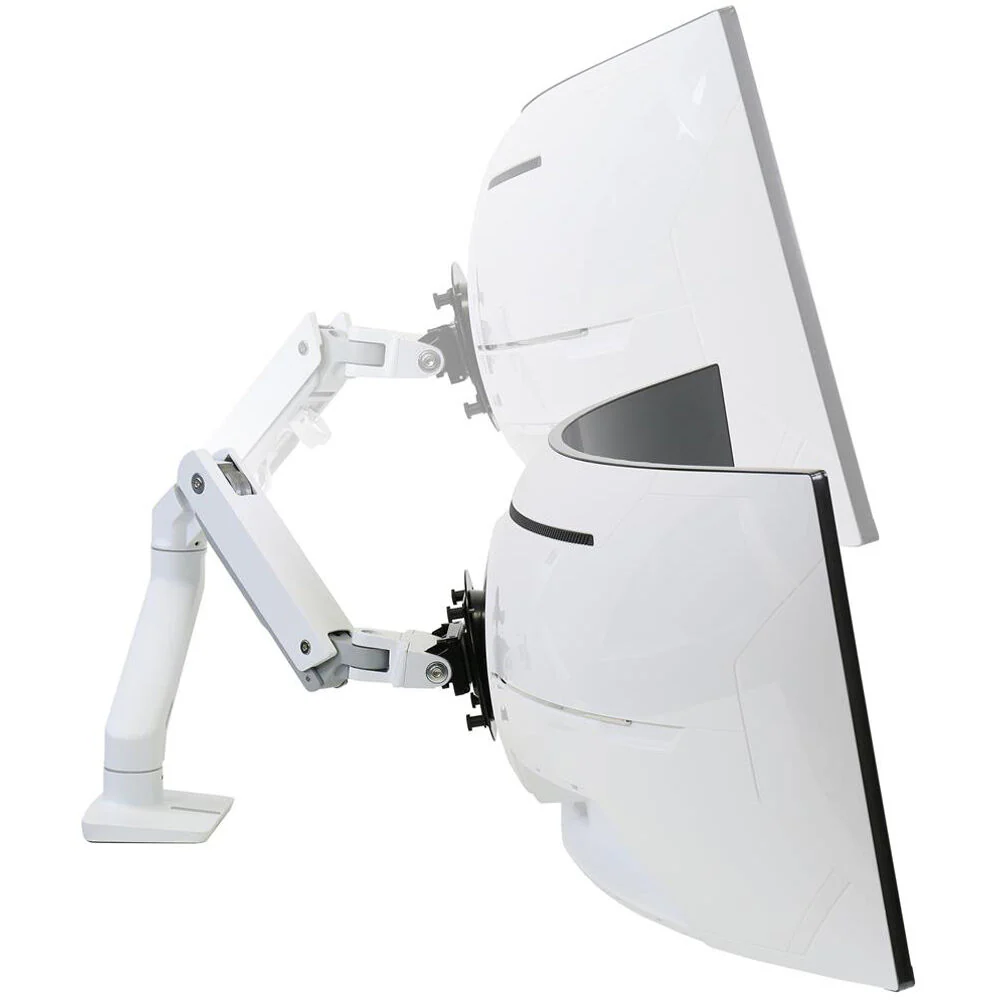 Ergotron HX Heavy-Duty Tilt & Pivot Attachment for HX Monitor Arm (White) - Image 7