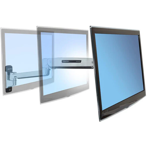 Ergotron LX Sit-Stand Wall-Mount Arm for Displays up to 42" (Polished Aluminum) - Image 5