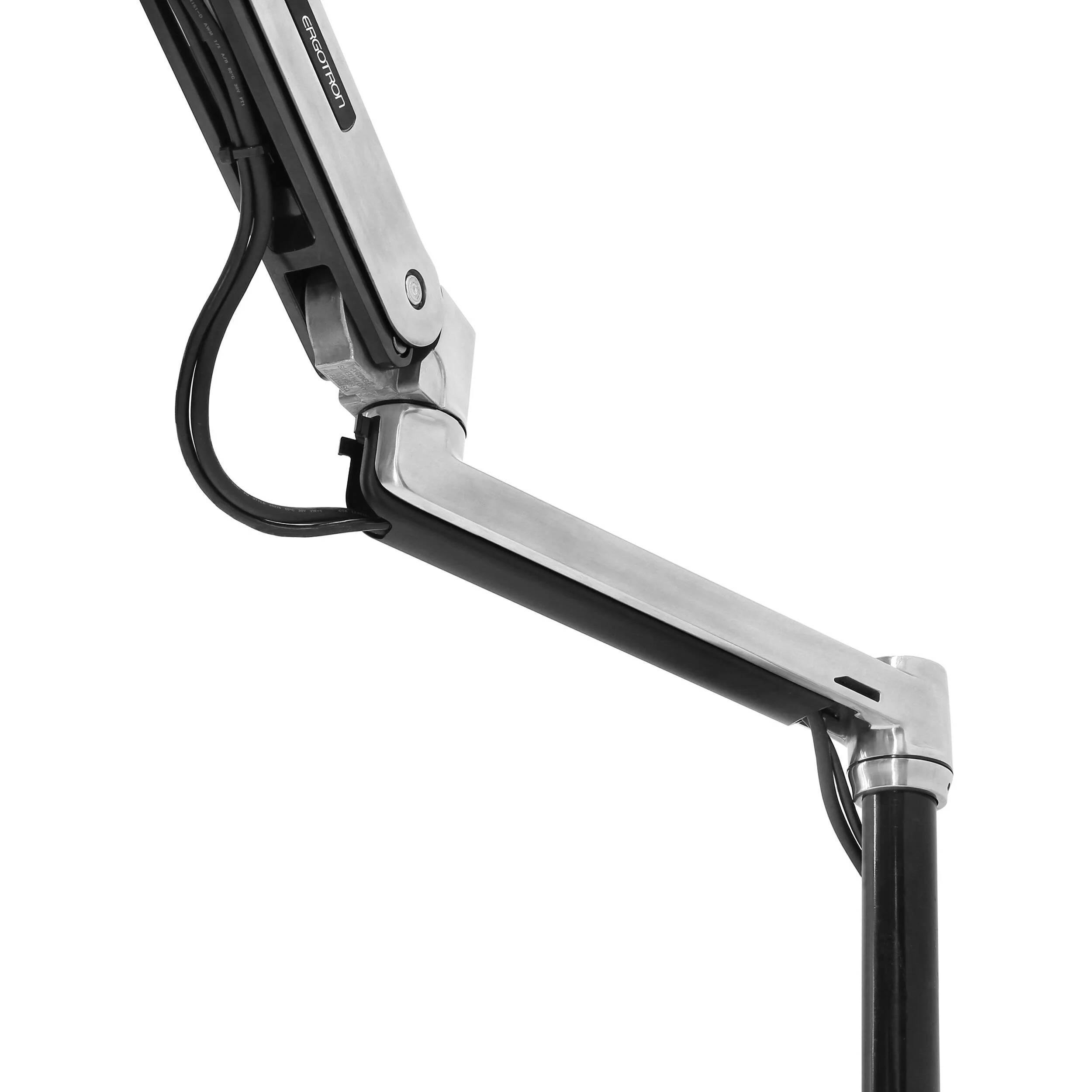 Ergotron Sit-Stand Desk Arm for Displays up to 42" (Polished Aluminum) - Image 5