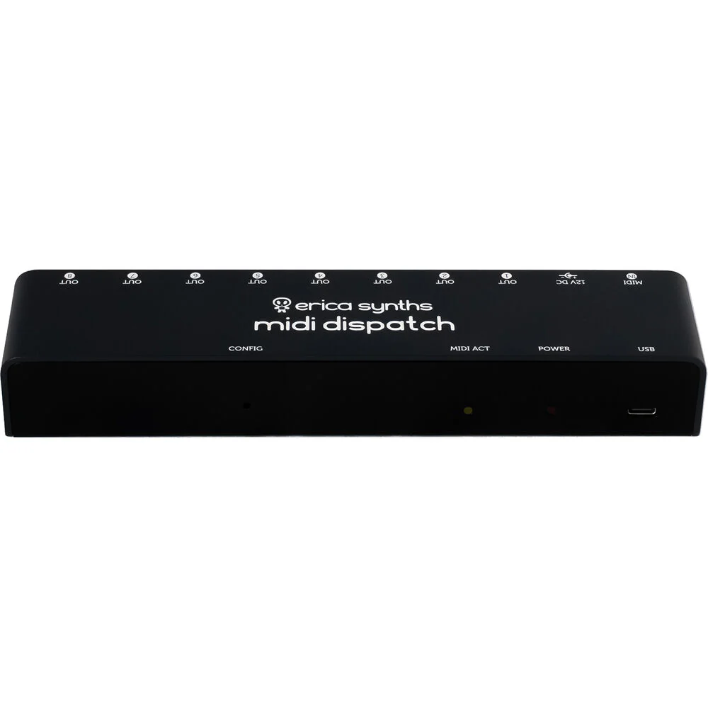 Erica Synths MIDI DISPATCH (THRU BOX II) 1x8 MIDI Splitter and Interface - Image 2