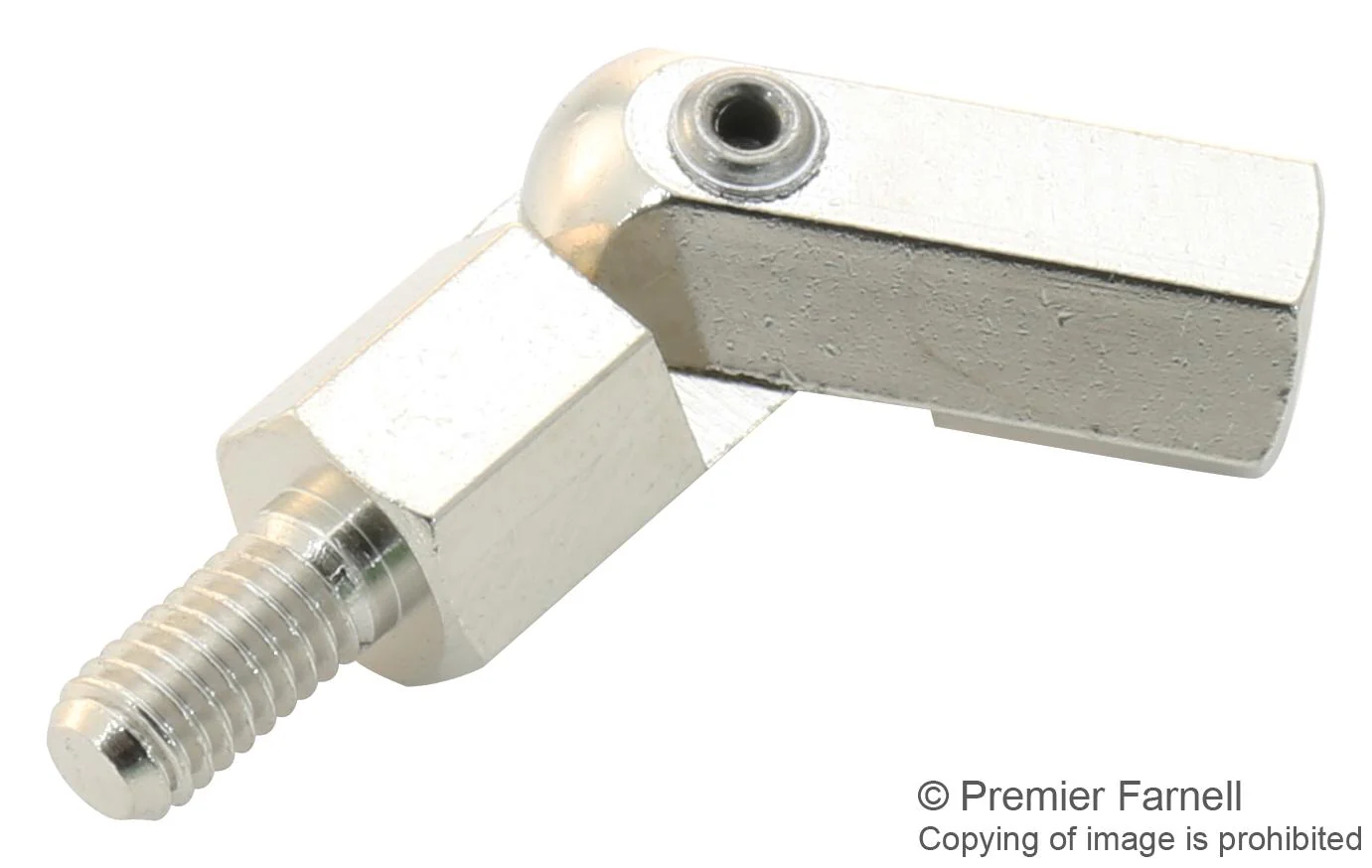 Ettinger 05.28.325 05.28.325 Standoff Nickel Plated Brass M3 Hinged Hex Male-Female 25 mm - Image 2