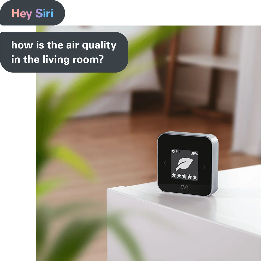 Eve Room Indoor Air Quality Monitor with Apple HomeKit Technology - Image 4