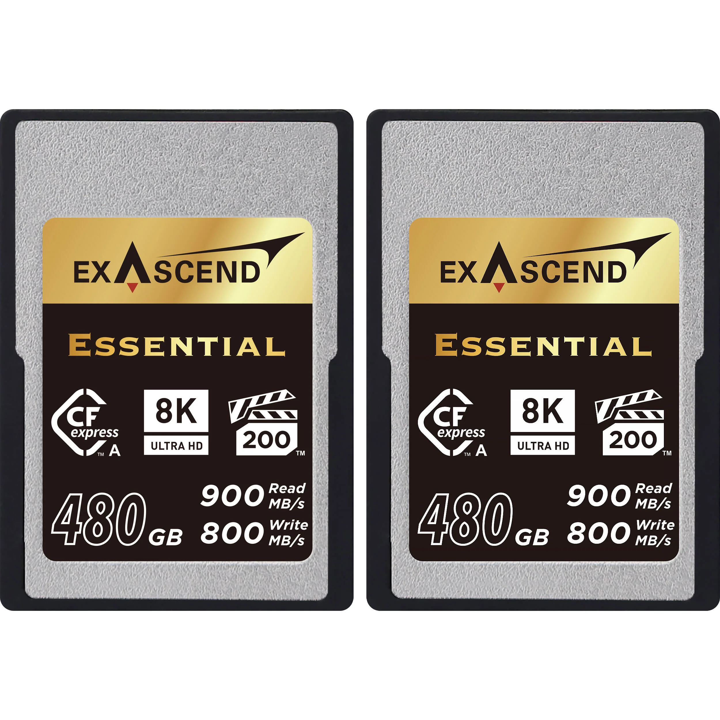 Exascend 480GB Essential Series CFexpress Type A Memory Card (2-Pack)