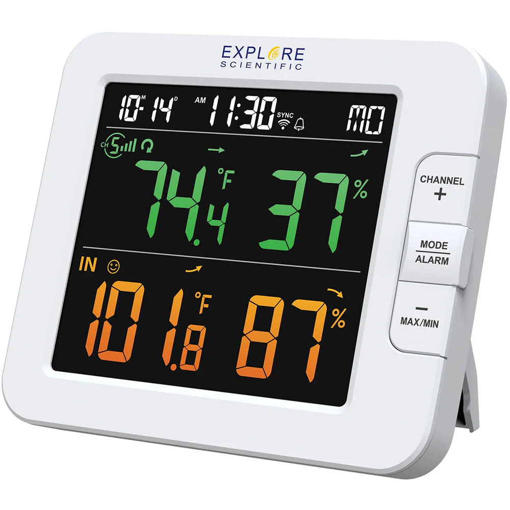 Explore Scientific Smart Multichannel Weather Station with Wireless Sensor - Image 3