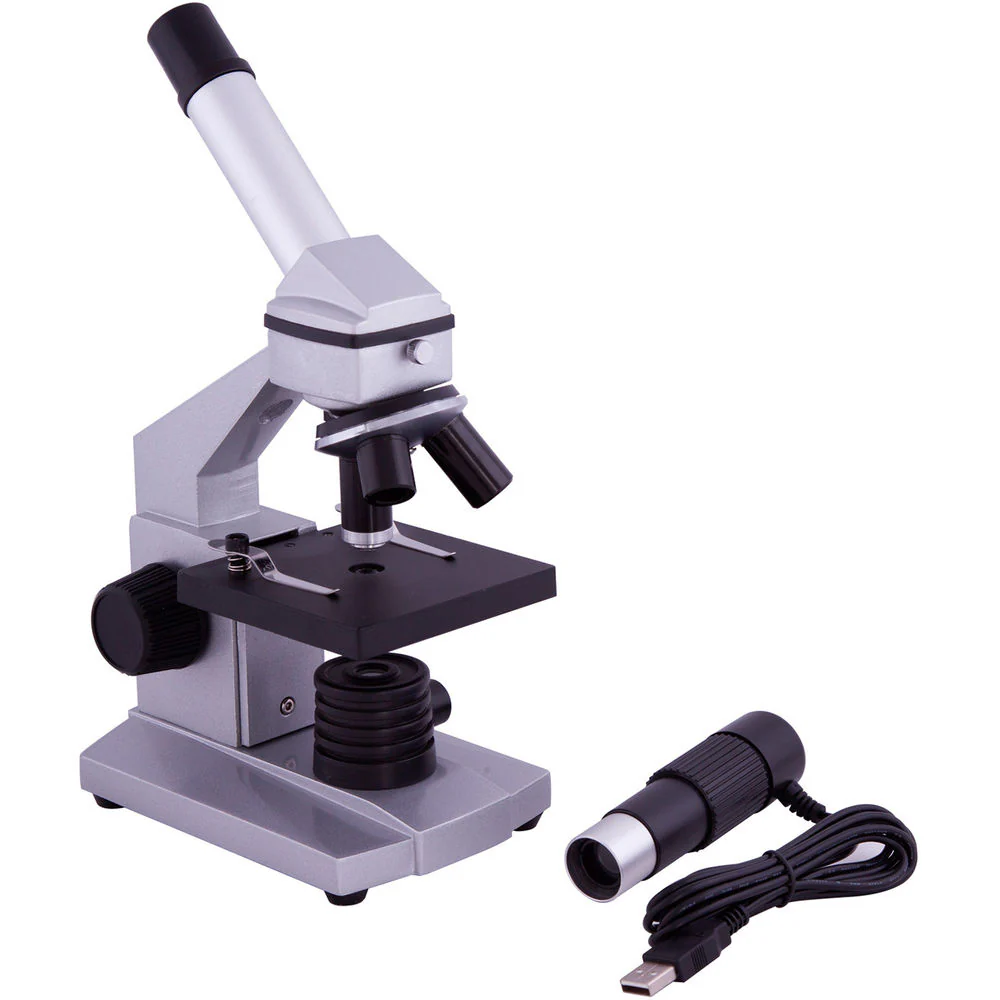 ExploreOne 40x-1024x USB Eyepiece Microscope Kit (Gray-Black) - Image 8