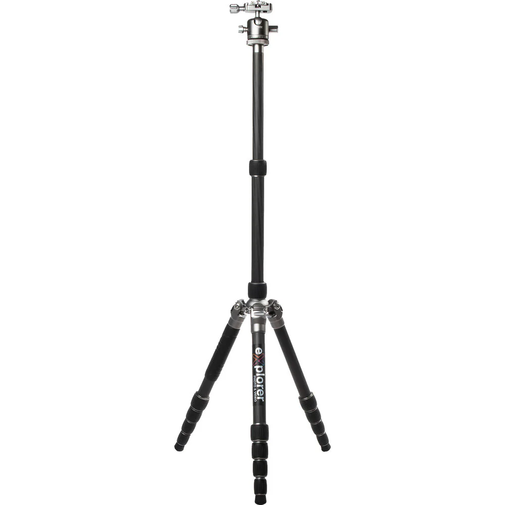 Explorer Photo & Video TX-VK Voyager Carbon Fiber Travel Tripod with Ball Head and Monopod - Image 4