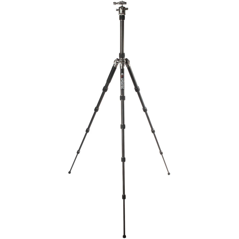 Explorer Photo & Video TX-VK Voyager Carbon Fiber Travel Tripod with Ball Head and Monopod - Image 6
