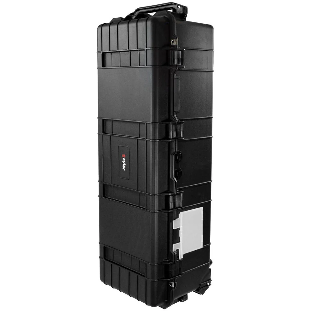 Eylar XL 44-Inch Deep Heavy Transport Roller Rifle Hard Case with Foam (Black) - Image 5