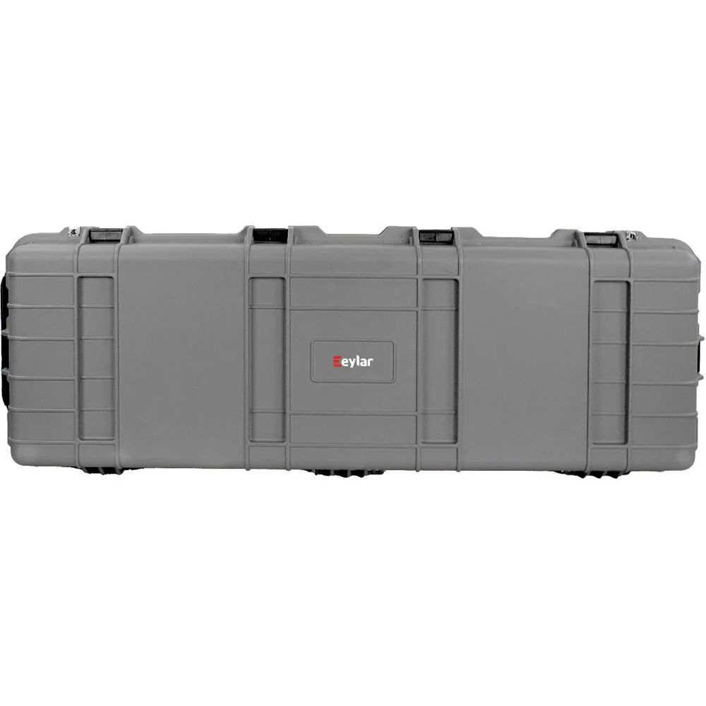 Eylar XL 44-Inch Deep Heavy Transport Roller Rifle Hard Case with Foam (Gray) - Image 3