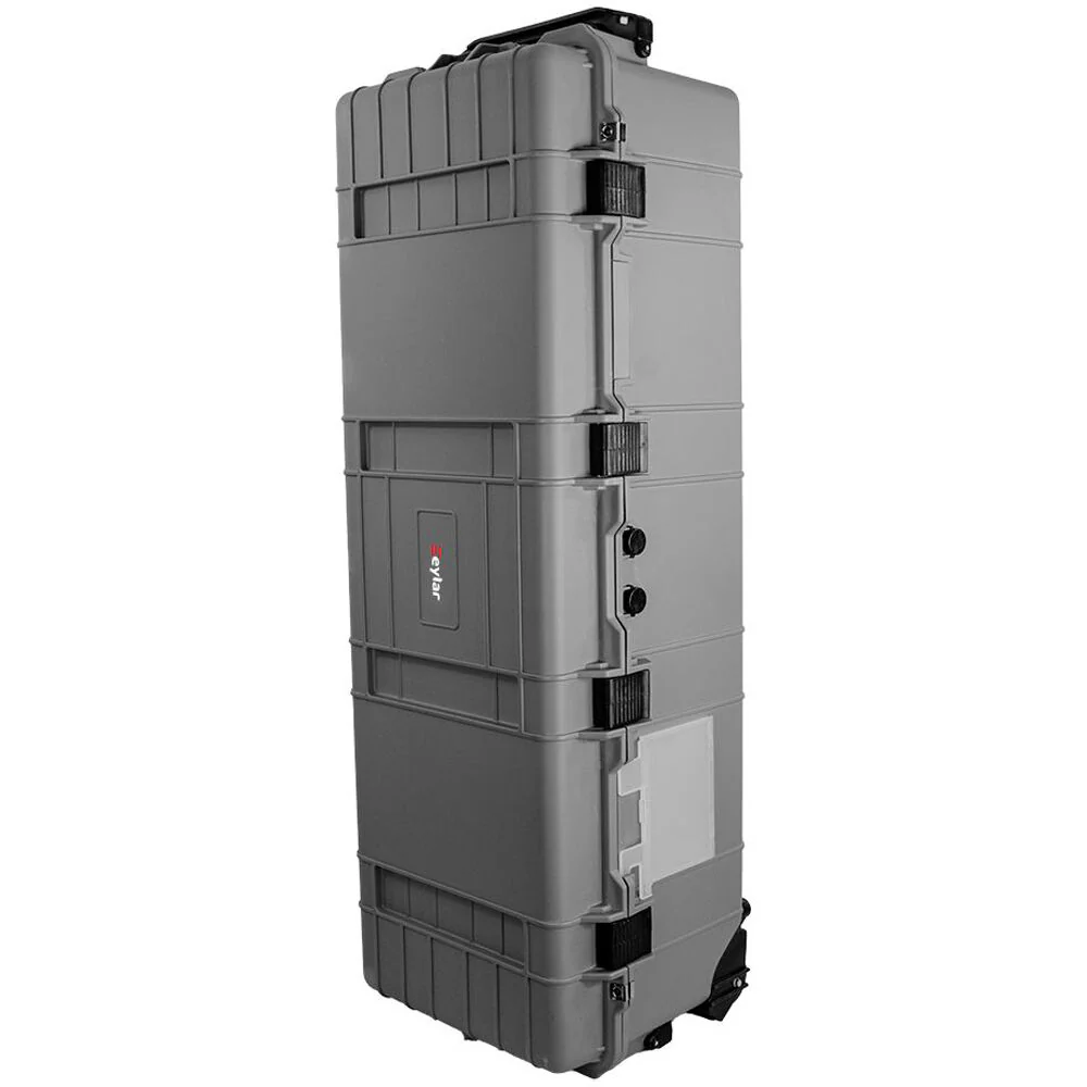 Eylar XL 44-Inch Deep Heavy Transport Roller Rifle Hard Case with Foam (Gray) - Image 4