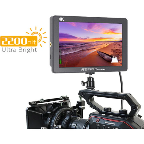FeelWorld 7" 2200 cd/m² Full HD 3G-SDI/HDMI On-Camera Monitor with 4K Support - Image 8