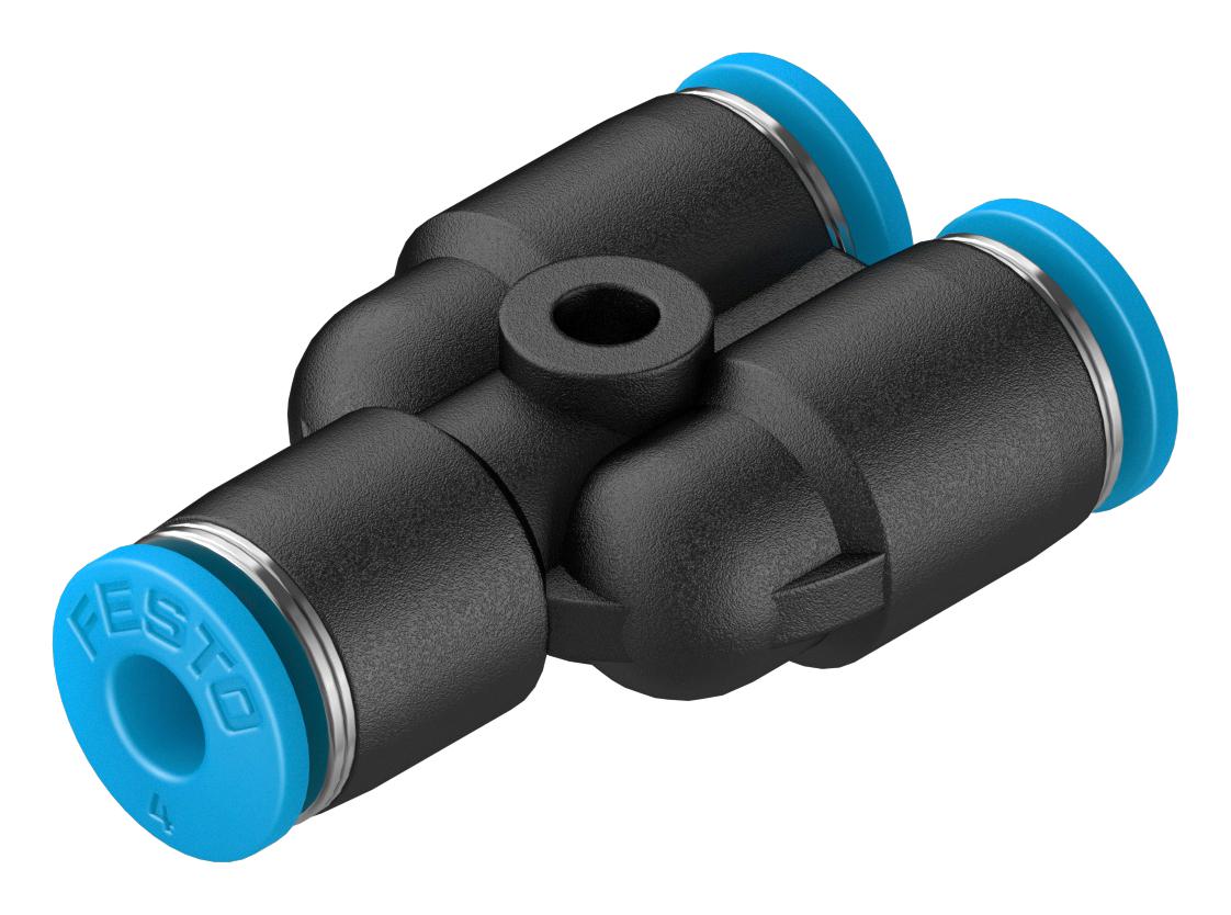 Festo 153148 Pneumatic Fitting Push-In Y-Fitting 14 bar 4 mm PBT (Polybutylene Terephthalate) QSY - Image 2