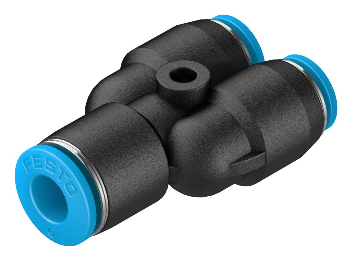 Festo 153153 Pneumatic Fitting Push-In Y-Fitting 14 bar 6 mm PBT (Polybutylene Terephthalate) QSY - Image 2