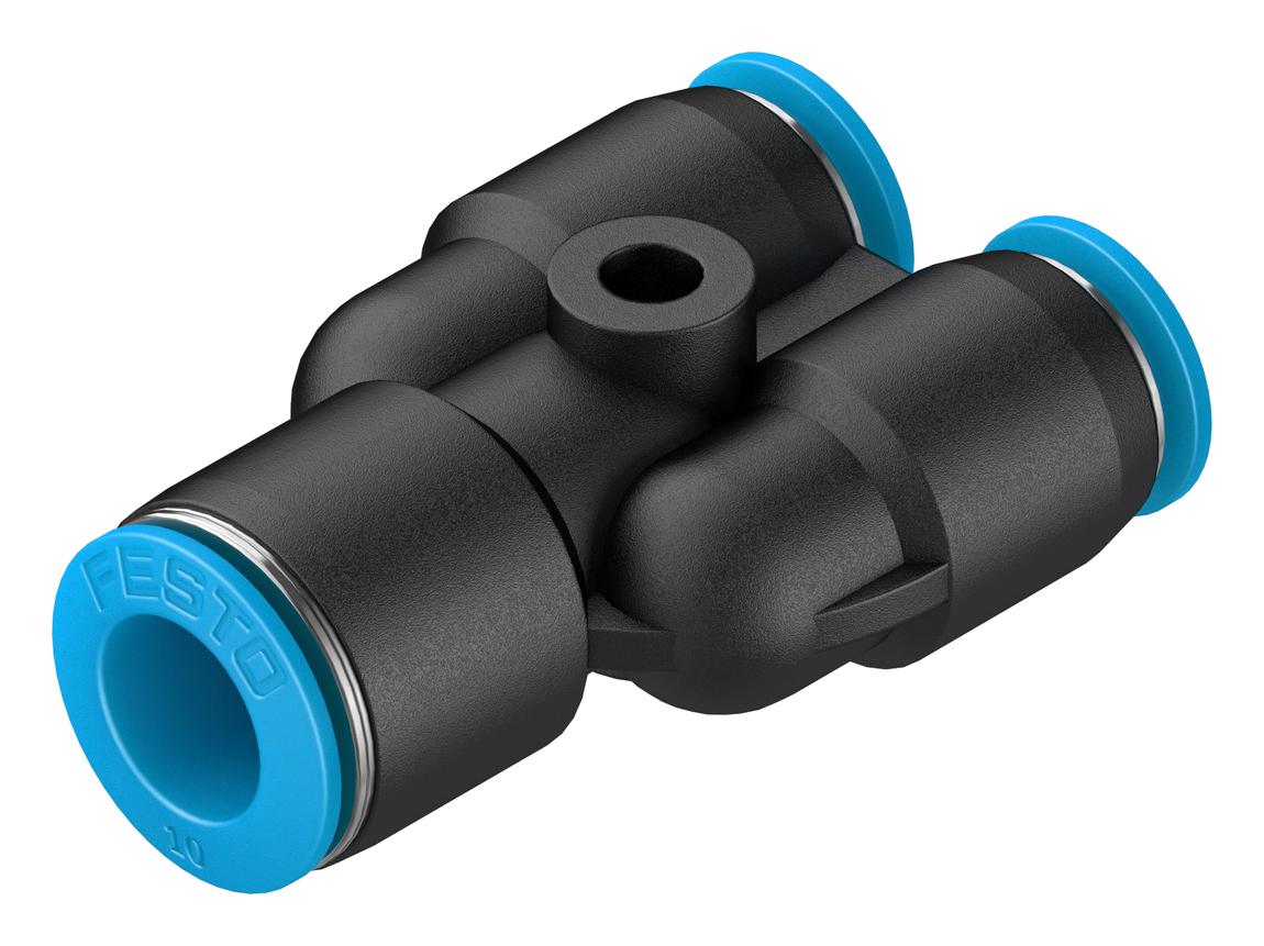 Festo 153155 Pneumatic Fitting Push-In Y-Fitting 14 bar 10 mm PBT (Polybutylene Terephthalate) QSY - Image 2