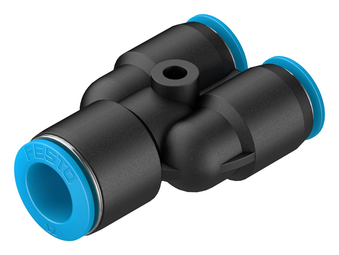Festo 153156 Pneumatic Fitting Push-In Y-Fitting 14 bar 12 mm PBT (Polybutylene Terephthalate) QSY - Image 2