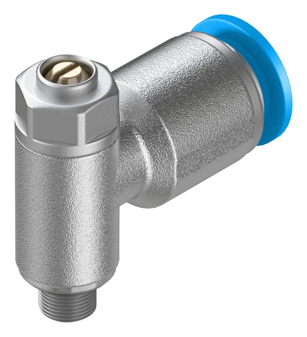 Festo GRLA-M5-QS-6-D ONE-WAY Flow Ctrl Valve QS-6-M5 10BAR - Image 2