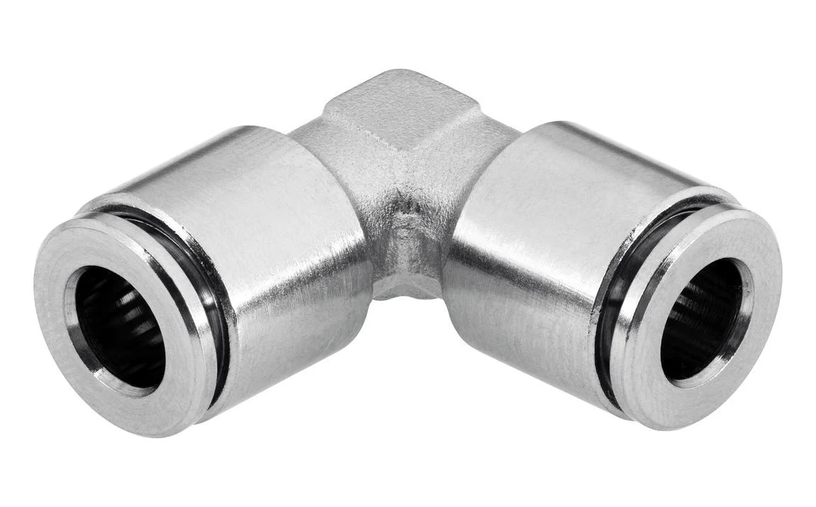 Festo NPQH-L-Q8-E-P10 Pneumatic Fitting Push-In L-Fitting 20 bar 8 mm Brass Npqh