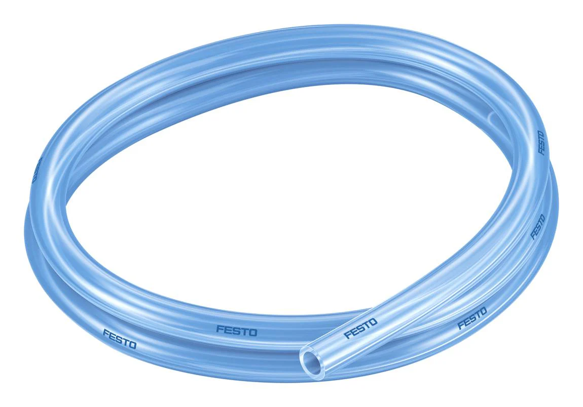 Festo PUN-H-12X2-TBL Pneumatic Tubing 12 mm 8 PU (Polyurethane) Transparent Blue 10 bar 50 m
