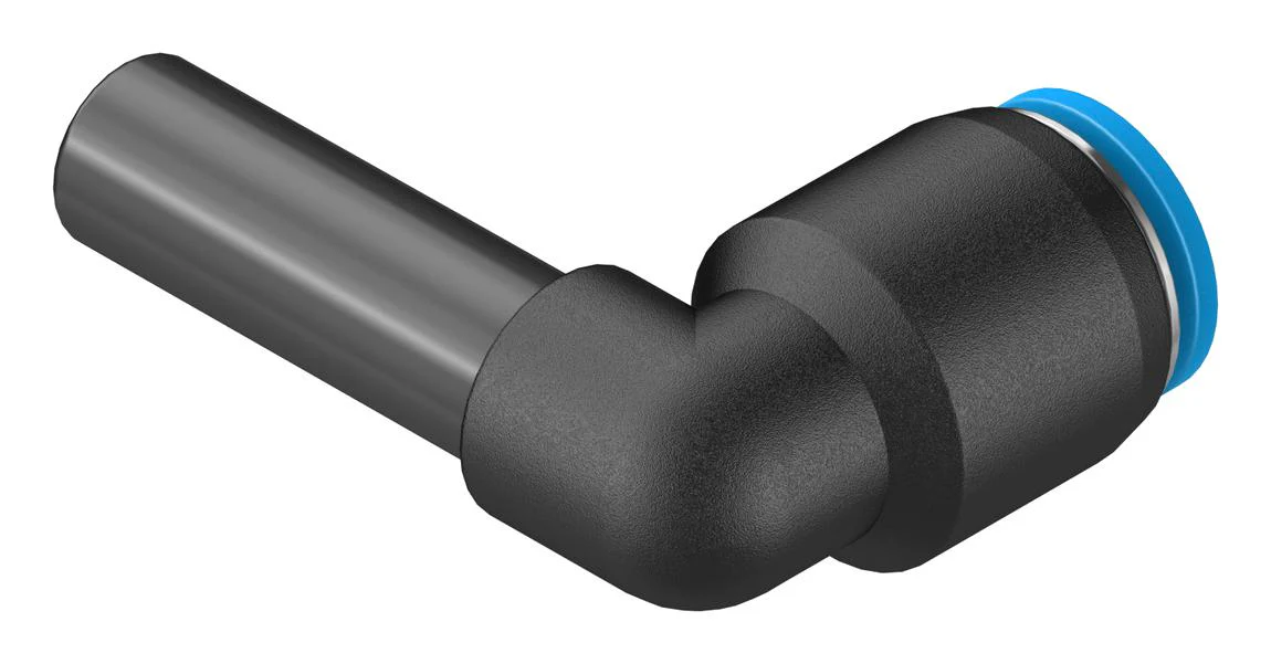 Festo QSL-8H-6 Pneumatic Fitting Push-In L-Fitting 14 bar 8 mm PBT (Polybutylene Terephthalate) QSL - Image 2