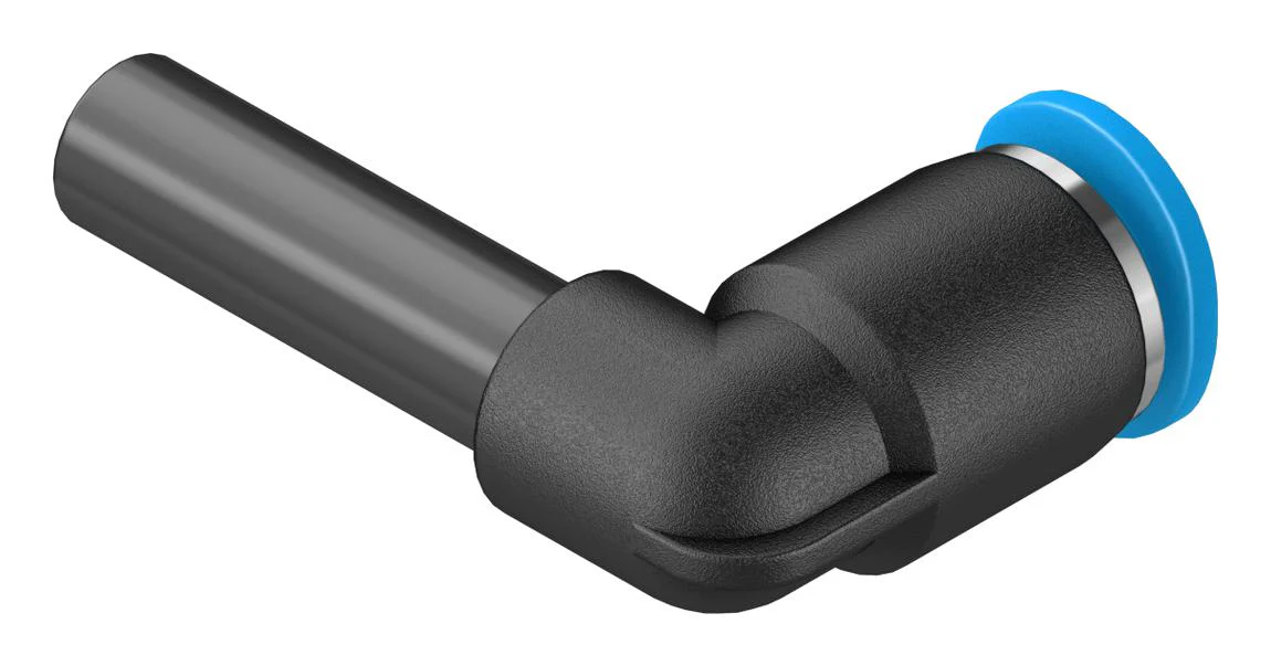 Festo QSML-6H Pneumatic Fitting Push-In L-Fitting 14 bar 6 mm PBT (Polybutylene Terephthalate) Qsml - Image 2