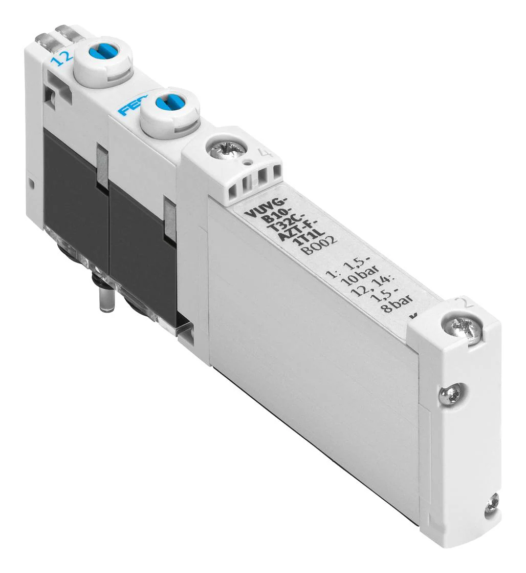 Festo VUVG-B10-T32C-MZT-F-1T1L AIR Solenoid Valve Flange 10BAR 24VDC
