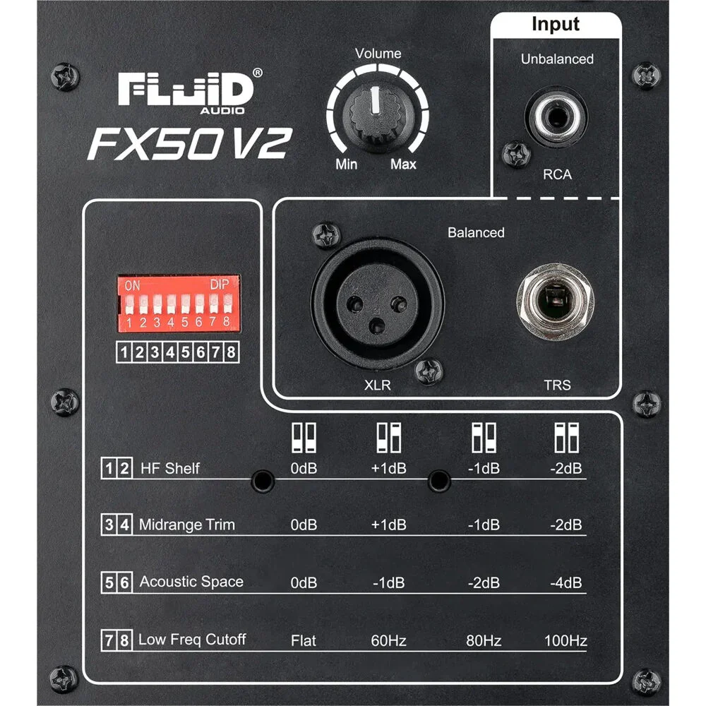 Fluid Audio FX50V2 Two-Way 5" Coaxial Active Studio Reference Monitors (Single) - Image 5