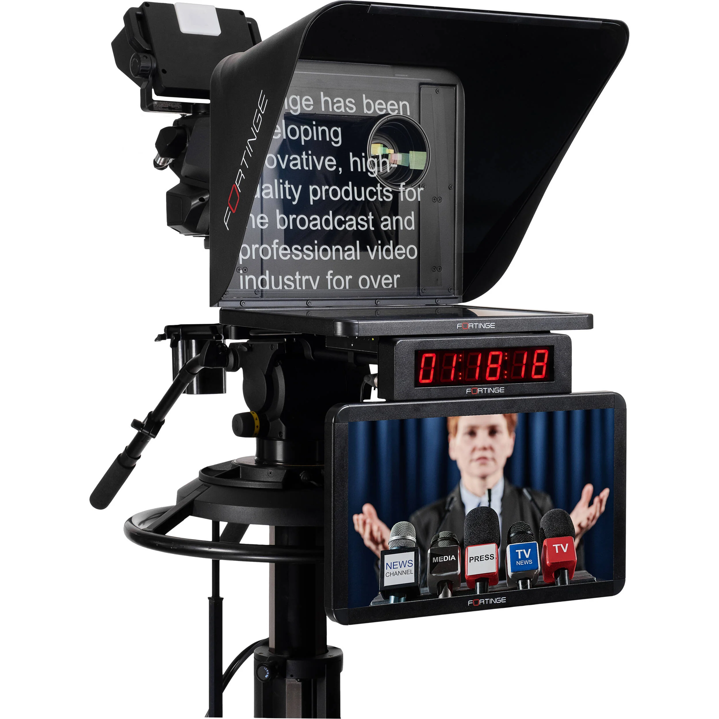 Fortinge EL-09 19" Studio Prompter Set - Image 5